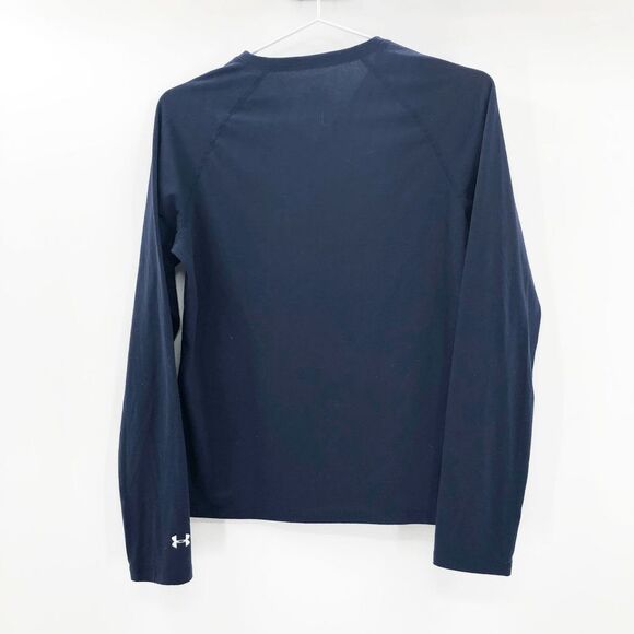 Under Armour Men's Blue Cal Raglan Long Sleeve Shirt Top Size S - Picture 2 of 4